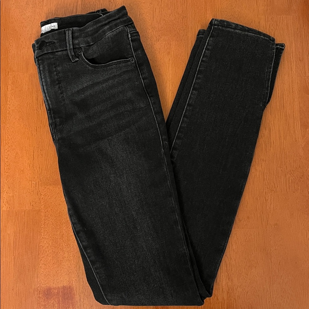 Good American Black Skinny Jeans 6/28